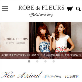 ROBE de FLEURS(ローブドフルール)